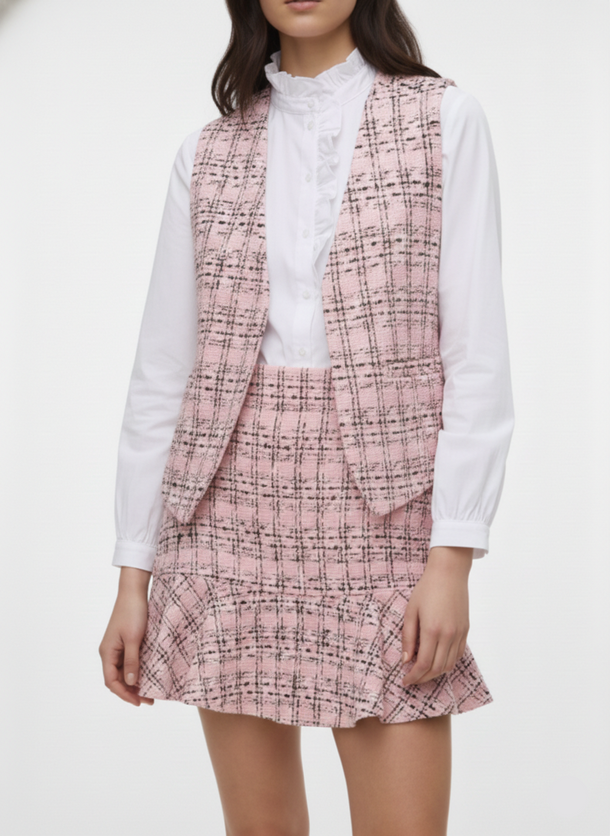 Product CHALECO SASTRERO DE TWEED ADELE-Bonbon AOP:MULTI COLOR - Image 2