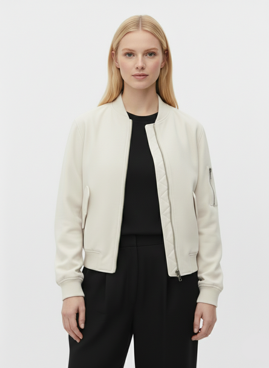 CAMPERA BOMBER ANE - Pumice Stone