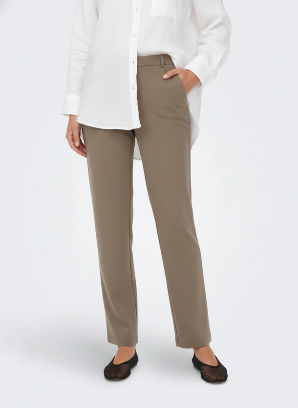 Product PANTALÓN RECTO GEGGO-Walnut - Image 1