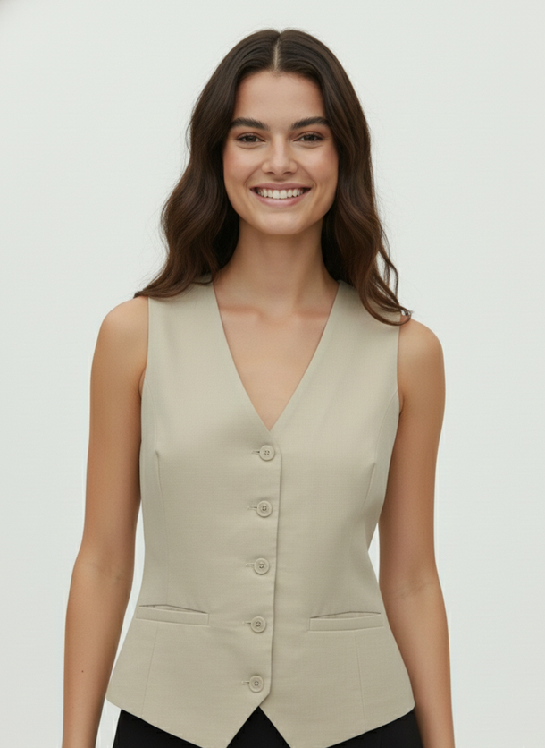 Product CHALECO SASTRERO LINO INDY-Elm - Image 1