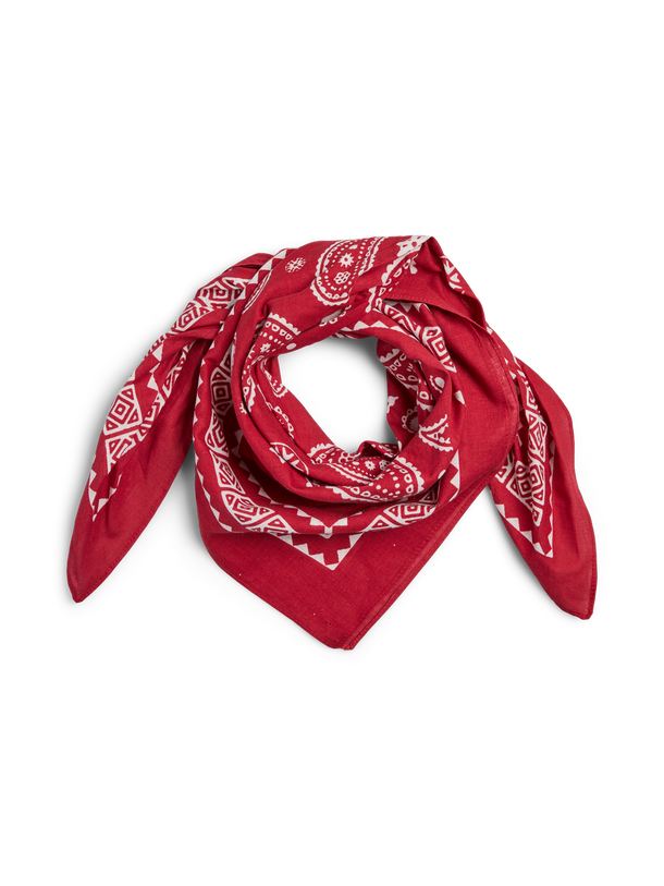 Product BANDANA SQUARE-Goji Berry Print:PAISLEY - Image 1