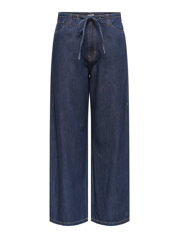 Product TOP SABRINA-Dark Blue Denim - Image 1