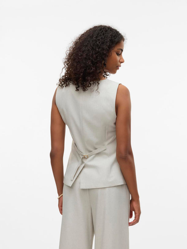 Product CHALECO DE LINO MIKELA-Birch Detail:MELANGE AS SAMPLE - Image 5