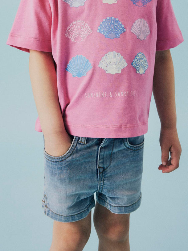 Product SHORT DE JEAN SALLI-Light Blue Denim - Image 3