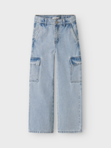 Light Blue Bleached Denim