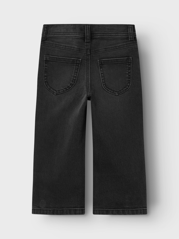 Product JEAN WIDE ROSE - Black Denim - Image 5