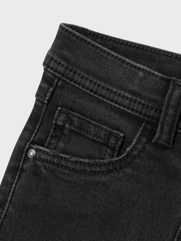 Product JEAN WIDE ROSE - Black Denim - Image 2