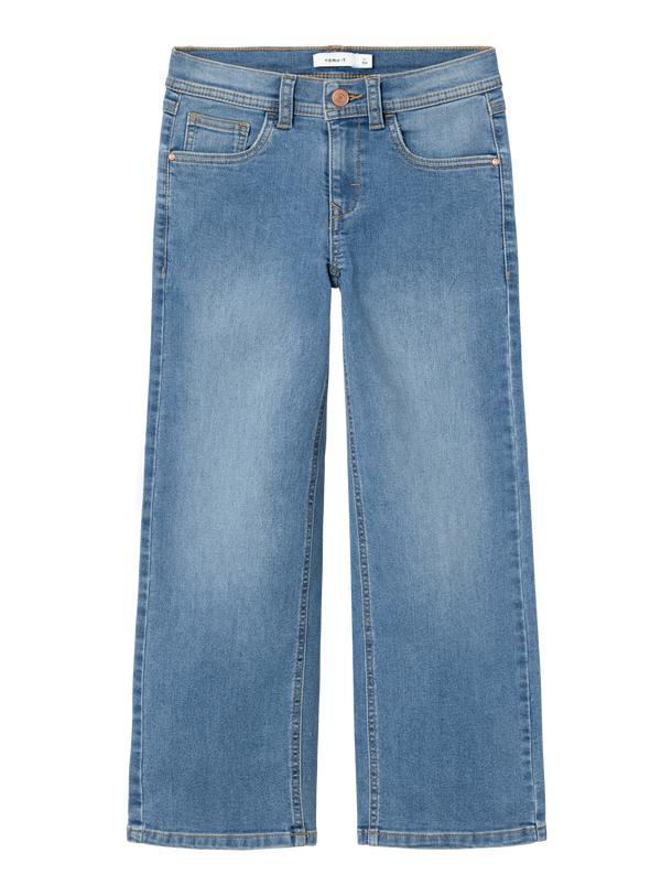 Product JEAN WIDE ROSE - Medium Blue Denim - Image 5