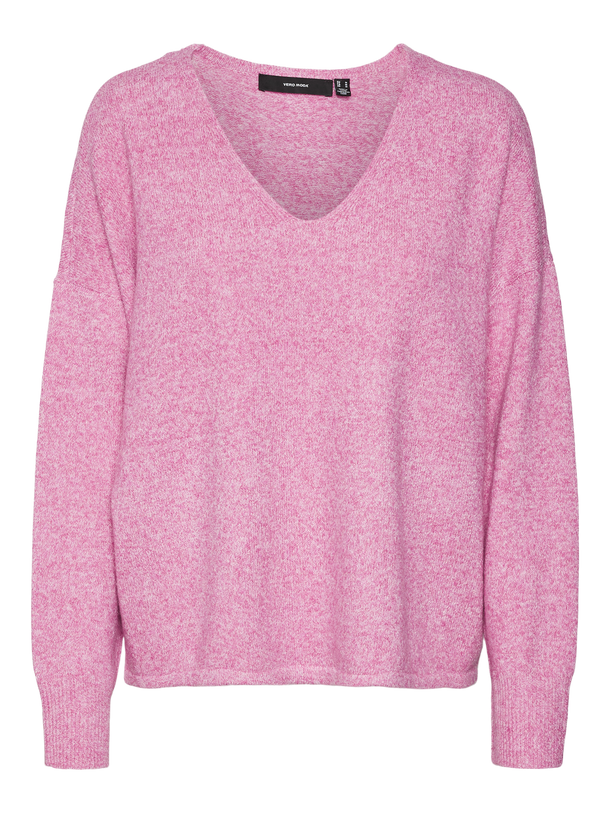 Product SWEATER DOFFY - Fuchsia Purple Detail:MELANGE - Image 1