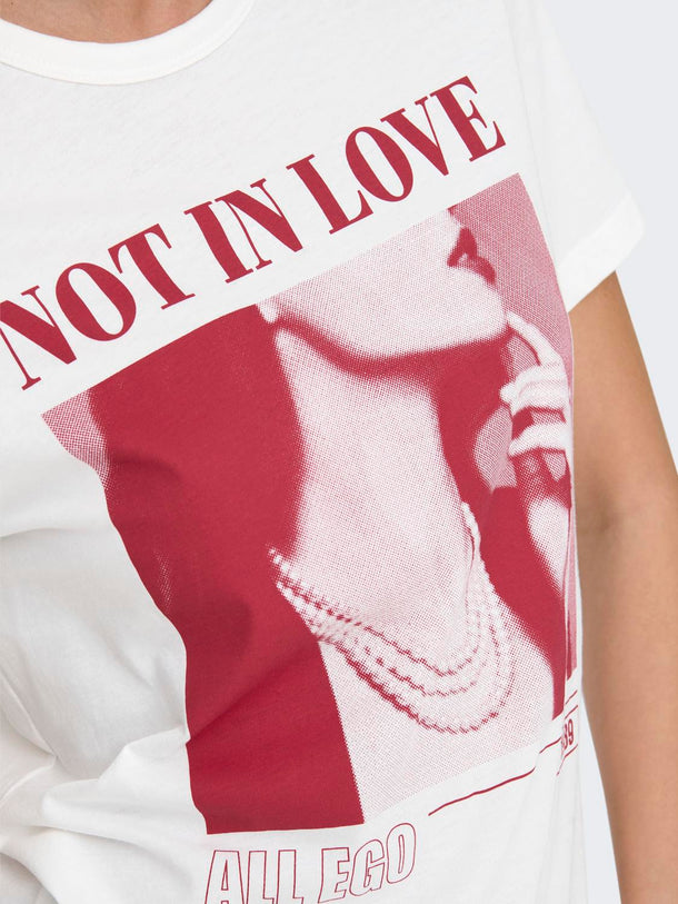 Product CAMISETA ALBA - Cloud Dancer Print:LOVE - Image 6