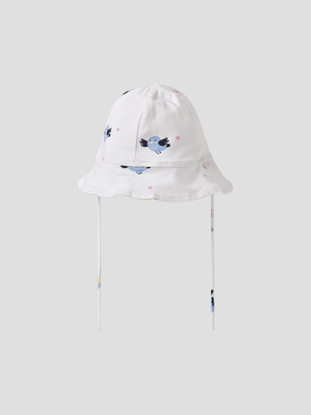 Product GORRO ANDORA-Bright White AOP:Birds - Image 5