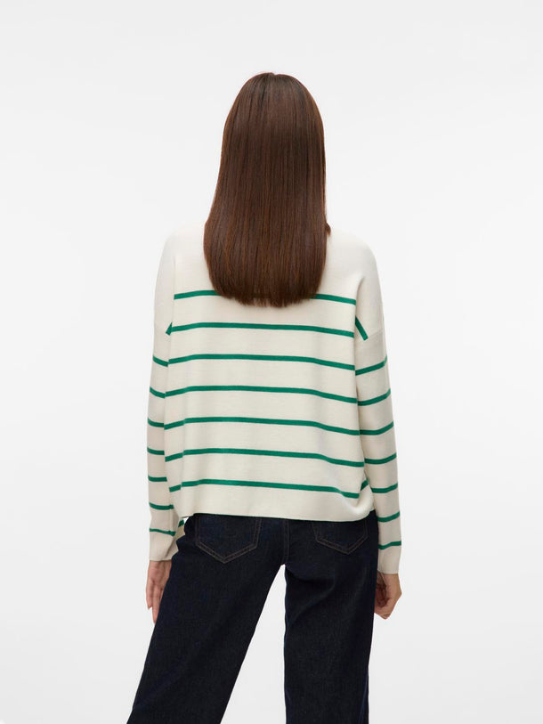 Product SWEATER BONJOUR - Birch Detail:W. BOSPHORUS STRIPES AND EMBRODEY - Image 4