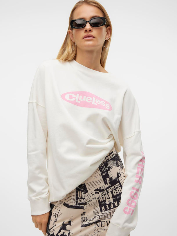 Product SUDADERA EMILY - Star White AOP:CLUELESS PRINT - Image 6