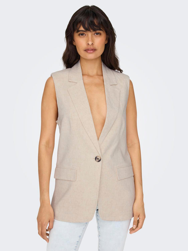 Product CHALECO AGNES - Moonbeam Detail:MELANGE - Image 6