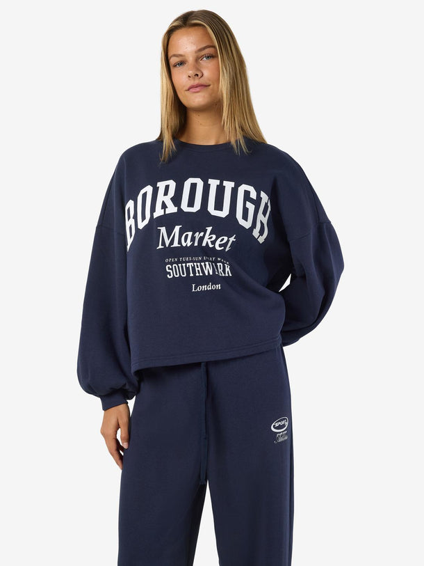 Product BUZO ESTAMPADO ELLIE -Navy Blazer Detail:PRINT - Image 5