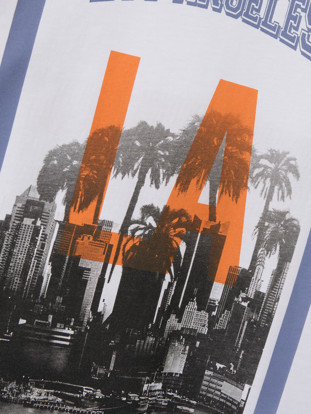 Product CAMISETA VOTO - Bright White Print:Los Angeles - Image 2