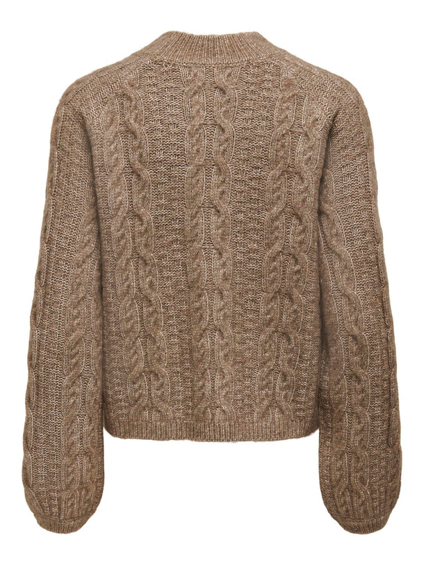Product SWEATER SILJA - Malt Ball Detail:MELANGE - Image 2