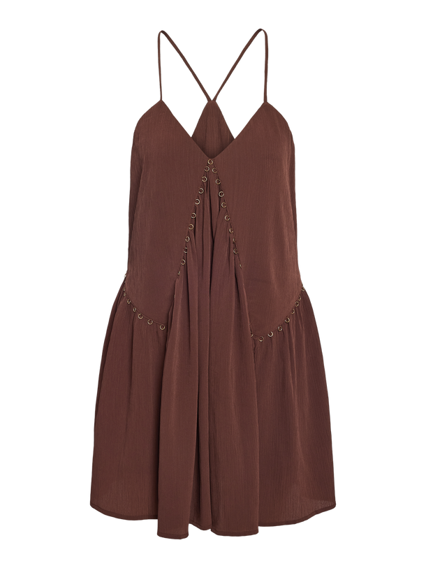 Product VESTIDO MINI CELESTE-FRENCH ROAST - Image 2