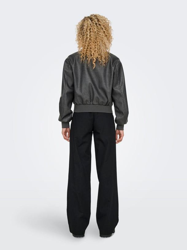 Product CHAQUETA JANE - Black Detail:WASHED - Image 4