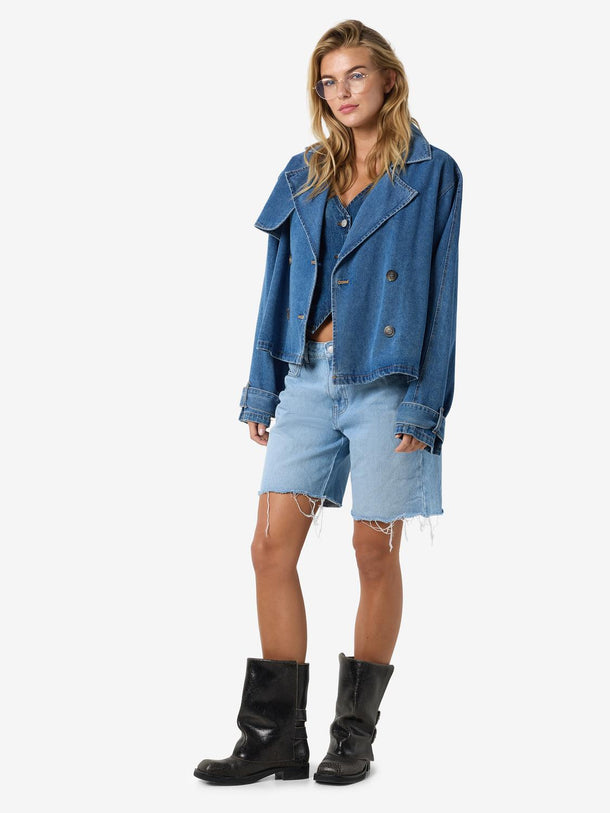 Product TRENCHOAT ARIZONA - Light Blue Denim - Image 3