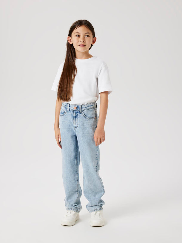 Product JEAN ROSE RECTO-Light Blue Bleached Denim - Image 3