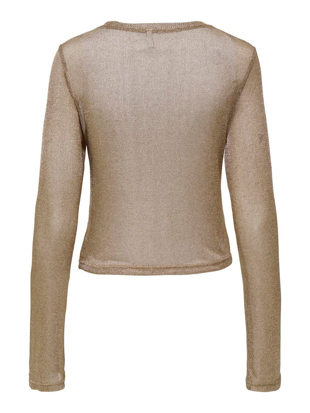 Product TOP FLORENCE - Gold Colour Detail:Gold glitter - Image 2