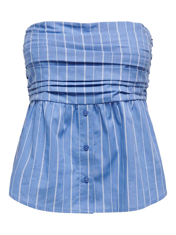 Product TOP LESIE-Blue Bonnet Stripes:Esie stripe - Image 1