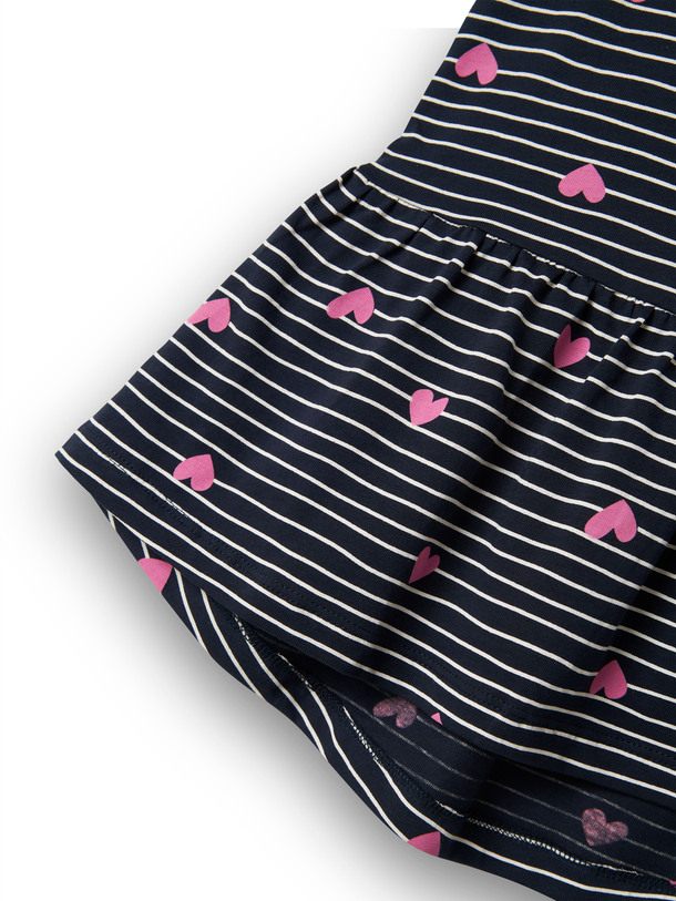 Product VESTIDO VIGGA - Dark Sapphire AOP:HEARTS - Image 2
