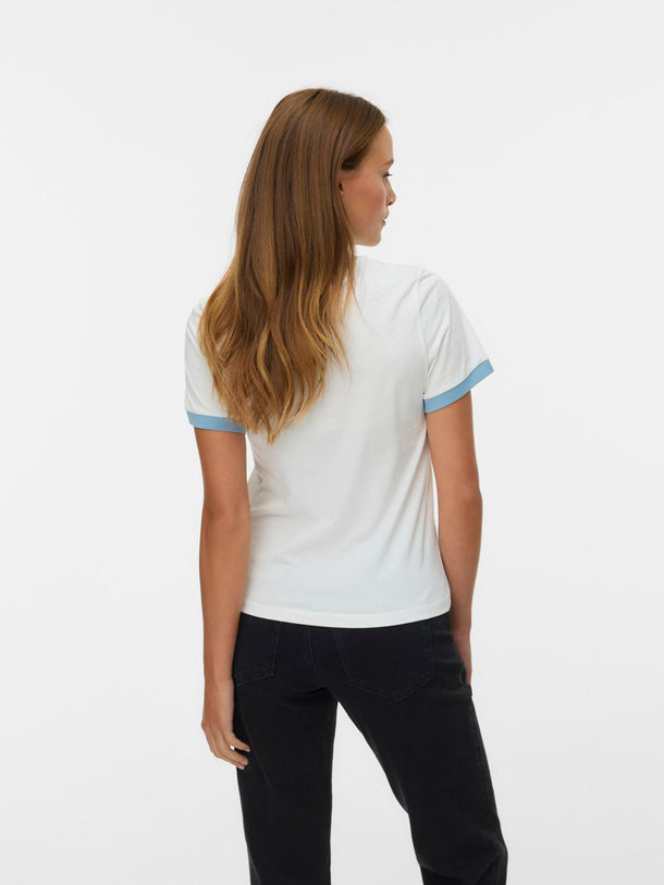 Product CAMISETA REGULAR ALIA-Snow White Detail:GLACIER LAKE CONTRAST - LA - Image 2