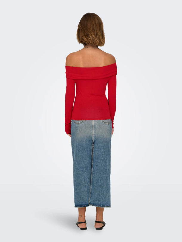 Product TOP FAYOLA - Mars Red - Image 4