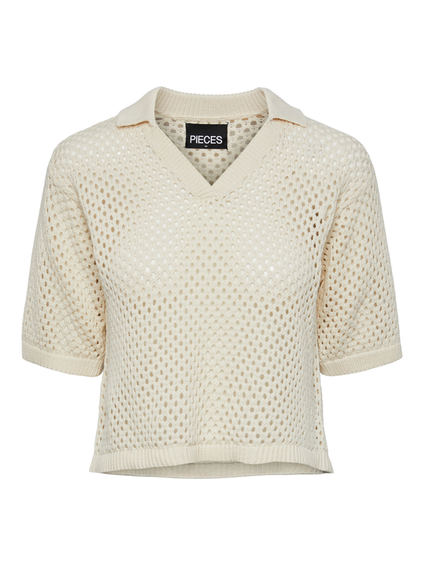 Product TOP POLO LAYA - White Smoke - Image 1