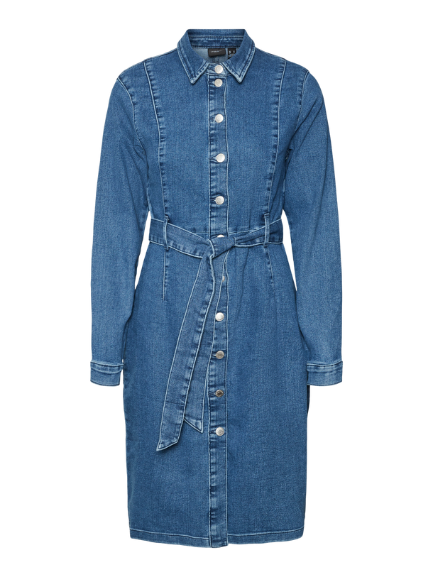 Product VESTIDO NELLY - Medium Blue Denim Detail:VI3454 - Image 4