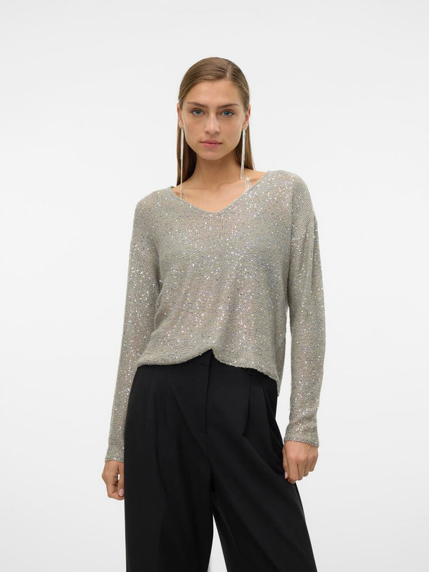 Product SWEATER LEILANI  - Griffin Detail:W. SILVER SEQUINS - Image 1