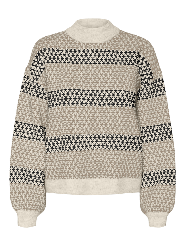 Product SWEATER TRIXIE - Birch Detail:W. SILVER MINK AND BLACK - Image 5