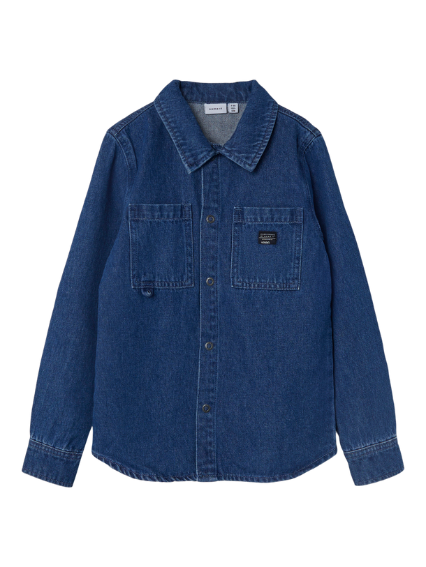 Product CAMISA ALBOT - Medium Blue Denim - Image 3