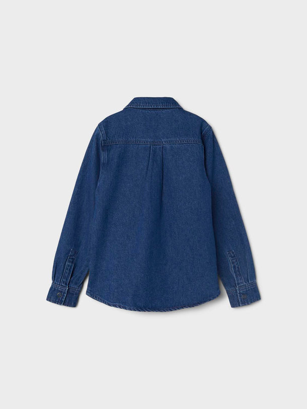 Product CAMISA ALBOT - Medium Blue Denim - Image 4