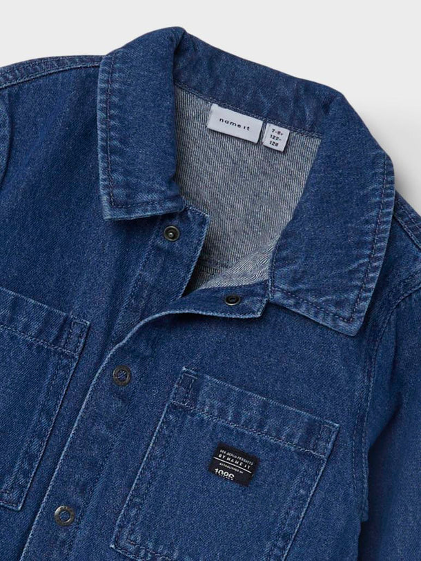 Product CAMISA ALBOT - Medium Blue Denim - Image 2