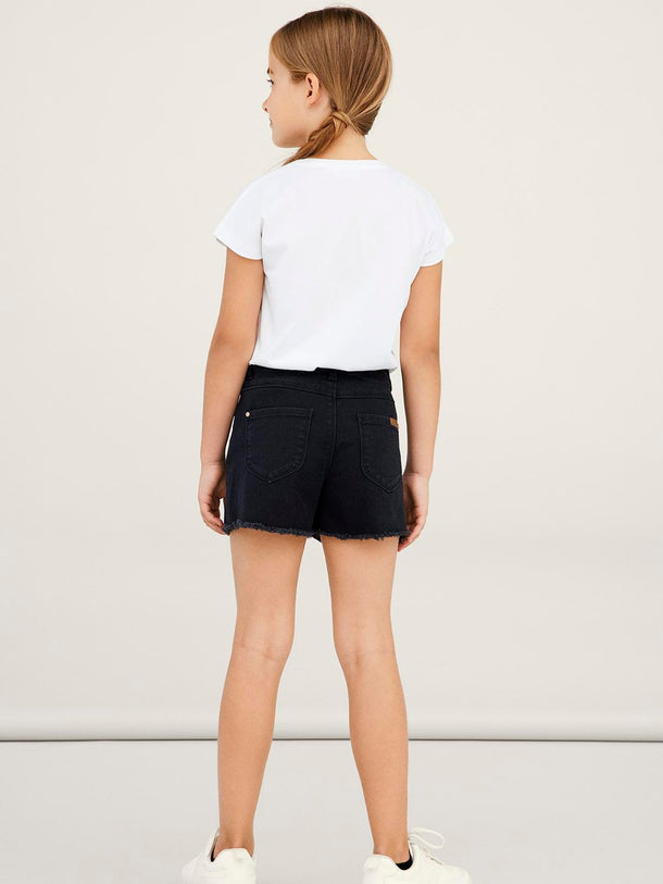 Product SHORT ROSE - Black Denim - Image 3