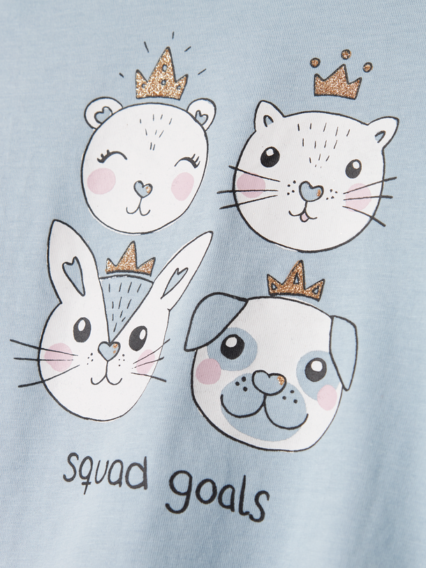 Product CAMISETA VIOLET - Subdued Blue Print:Squad - Image 2