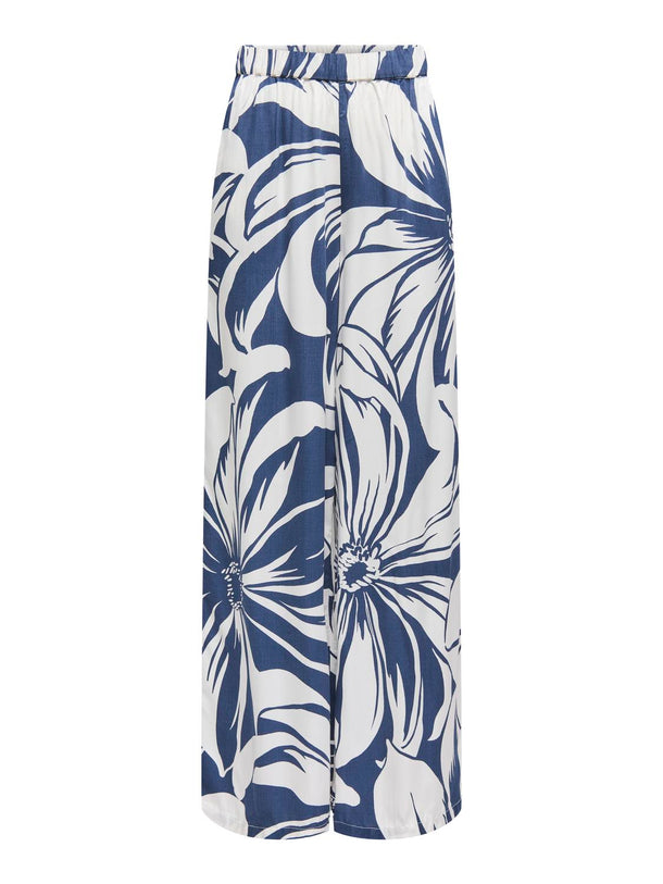 Product PANTALÓN MILLY-Pageant Blue AOP:Miley mega flower - Image 1