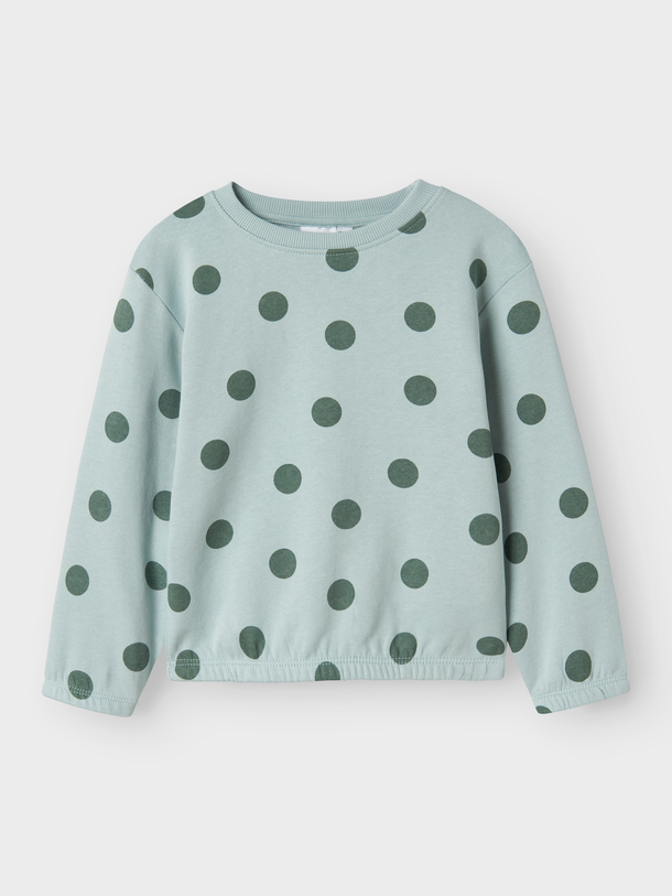 Product SUDADERA VILUBA - Gray Mist AOP:Big Dots - Image 1