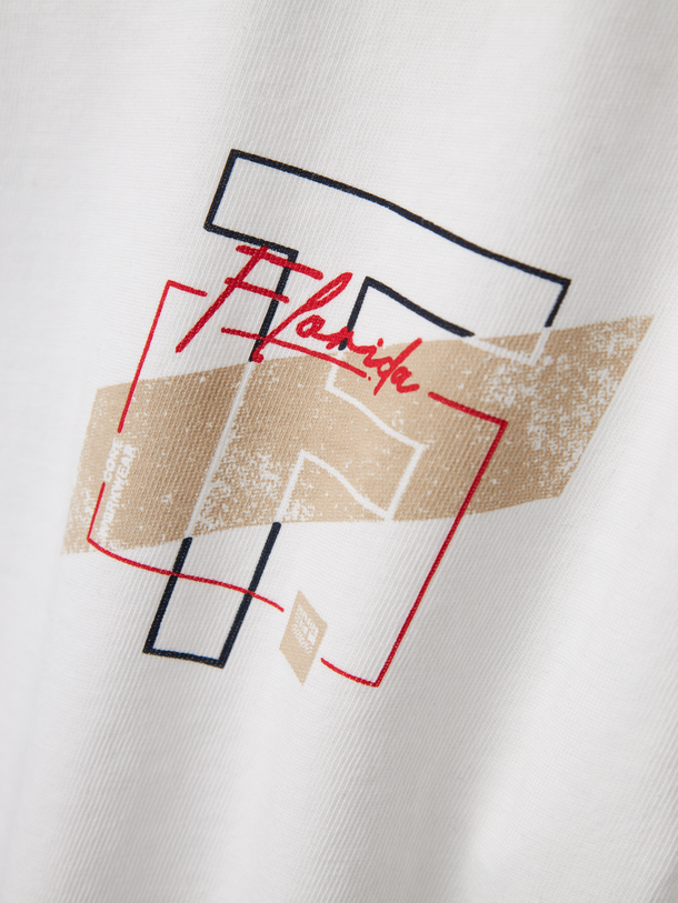 Product CAMISETA VELIX - Bright White Print:West Coast - Image 2