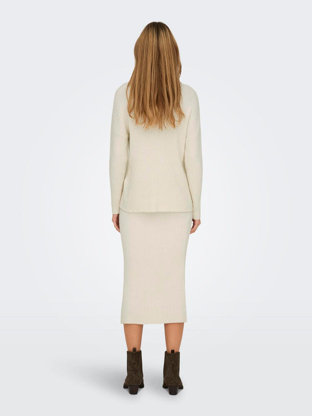 Product SWEATER KATIA - Whitecap Gray Detail:MELANGE - Image 4