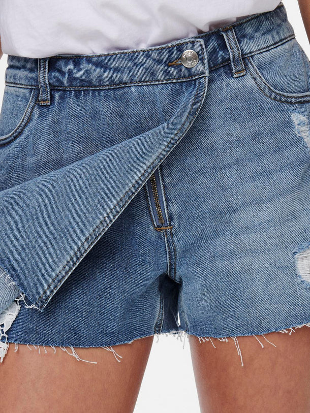Product SHORT POLLERA TEXAS - Light Blue Denim - Image 6