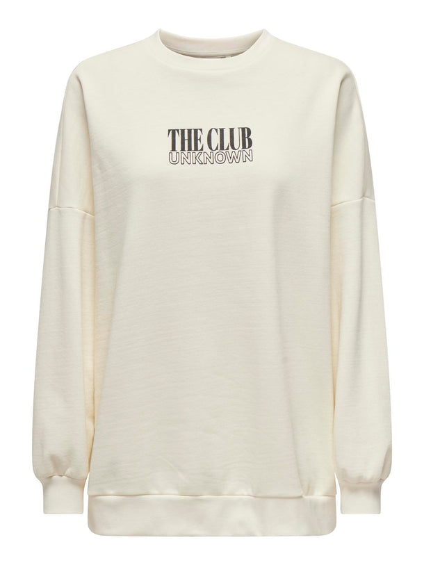 Product SUDADERA DAZE - Cloud Dancer Print:CLUB - Image 4