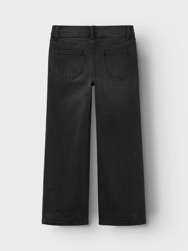 Product JEAN WIDE ROSE - Black Denim - Image 6