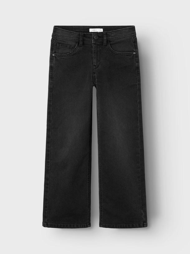 Product JEAN WIDE ROSE - Black Denim - Image 1