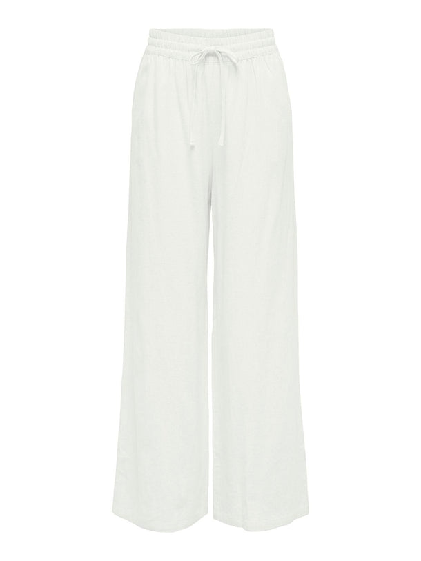 Product PANTALÓN DE LINO SAY-Bright White - Image 1