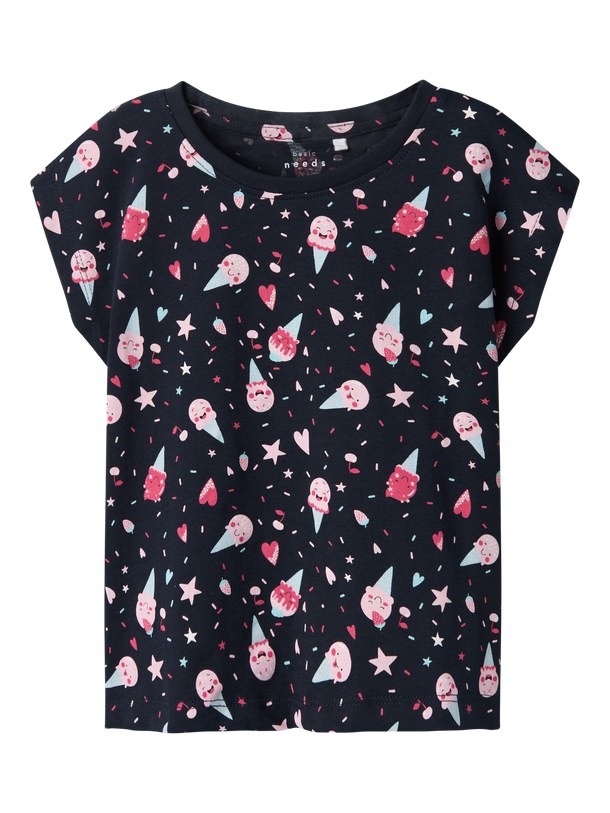 Product VESTIDO VIGGA CAPSL - Dark Sapphire AOP:Icecreams - Image 3