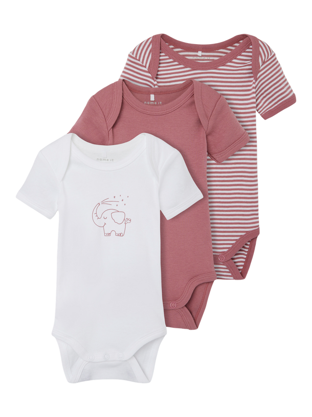 Product PACK X 3 BODIES MANGA CORTA - Mesa Rose - Image 5